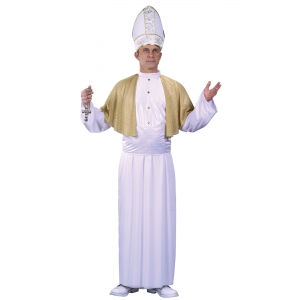 Pontiff Pope Costume - Adult Mens Religion Costume